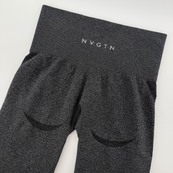 NVGTN Pants - NVGTN Seamless Workout Leggings Charcoal Grey Women's XS High Waisted Activewear